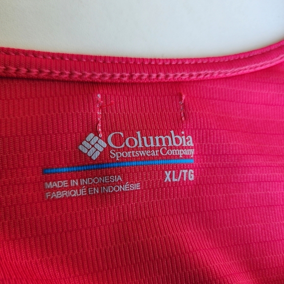 Columbia Dress Easy Does It Sleeveless Drawstring Waist Hot Pink Stretch XL - Picture 9 of 13
